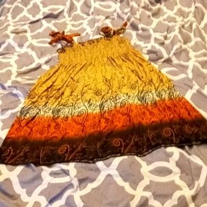 A silky dress